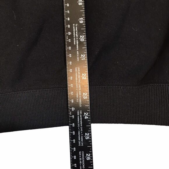 Women’s Champion Reverse Weave Sleeve Logo High-Neck Sweatshirt Black XL‎ - Picture 7 of 10